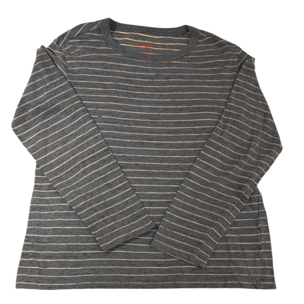 5 for $25 Cat & Jack Blue and White Striped long sleeve t Shirt size small (6/7)